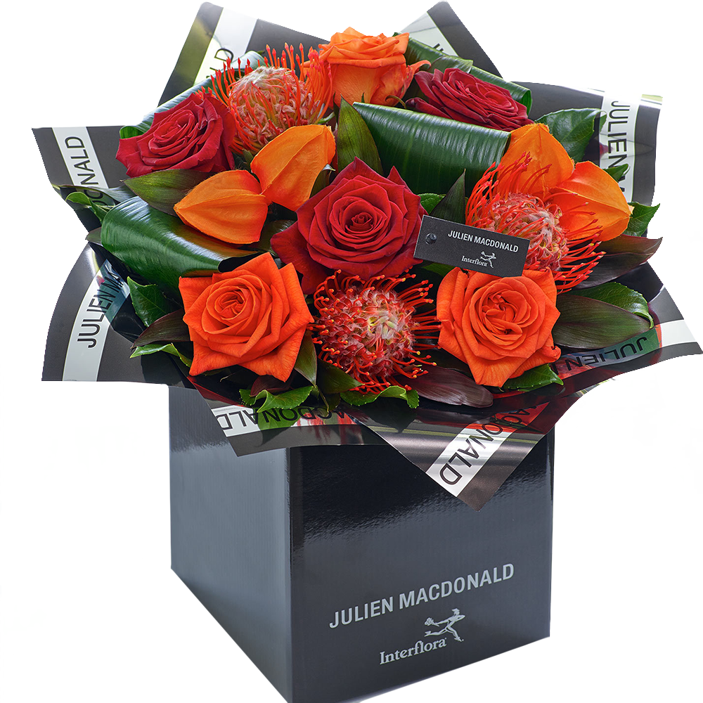 Julien Macdonald Dazzling Autumn Rose Hand tied