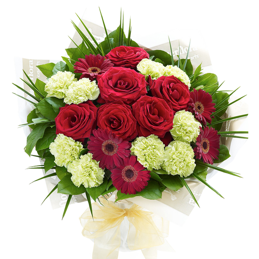 Heavenly Red Rose Hand tied