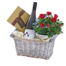 Luxury Red Wine Gift Basket