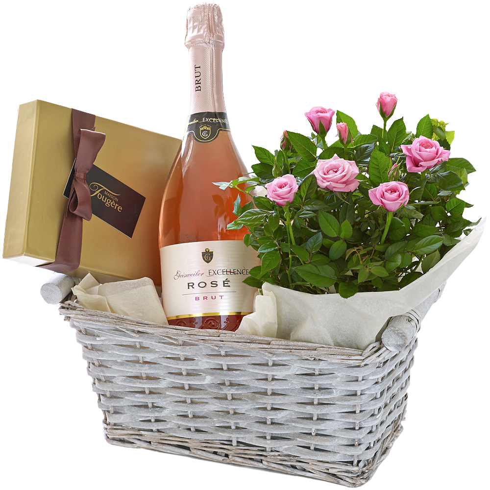 Luxury Red Wine Gift Basket