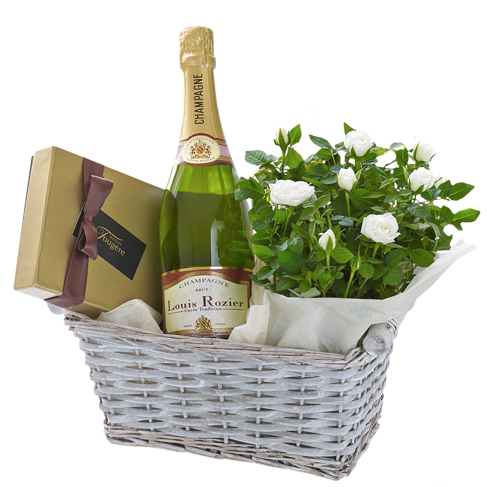 Luxury Red Wine Gift Basket