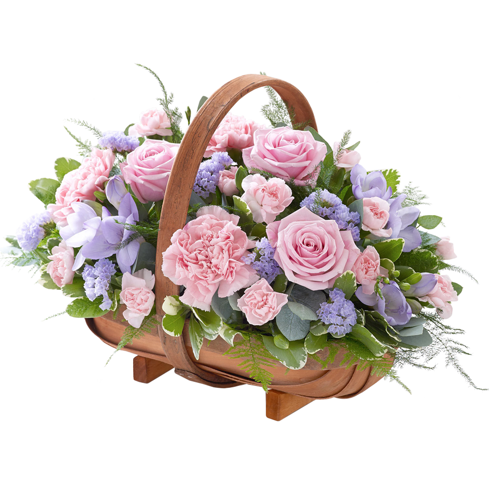 Mixed Basket Pink and Lilac