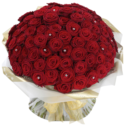Ultimate 100 Grand Prix Rose Hand tied